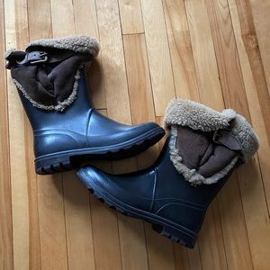 Dolce & Gabbana men’s shearling lined wellies